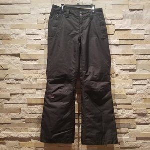 North Face Black Womens Small Ski Snow Pants Suit Snowboard Snowsuit Bibs Bib S